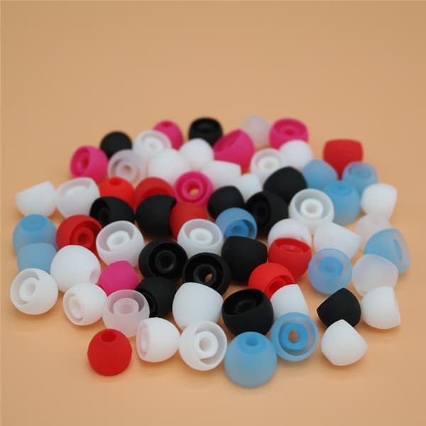 Replacement Earbuds for Most In-Ear Brands - Silicone, Compact, White - 7 Pairs