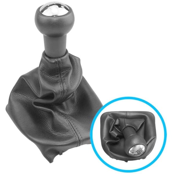 Peugeot 307 207 406 Gear Shift Knob Replacement for 5-Speed Automatic Transmission. With Dust Cover.