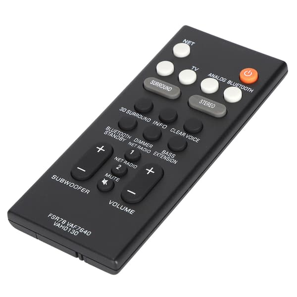 Remote Control Soundbar Replacement Remote Control for Yamaha FSR78 VAF7640 VAH0130