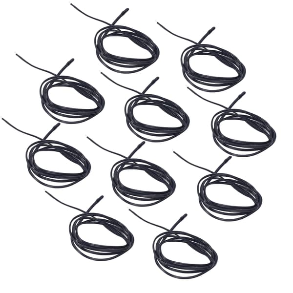 10 Pcs NTC Thermistor Sensor PVC Epoxy Resin NTC Temperature Probe for Home Appliances High Accuracy 1m50K B3950