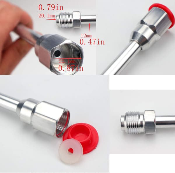 Simple Extension Rod for Spray Gun, 7/8 Inch Thread Compatibility Ensures Secure Attachment to Your Airless Paint Sprayer for Optimal Performance