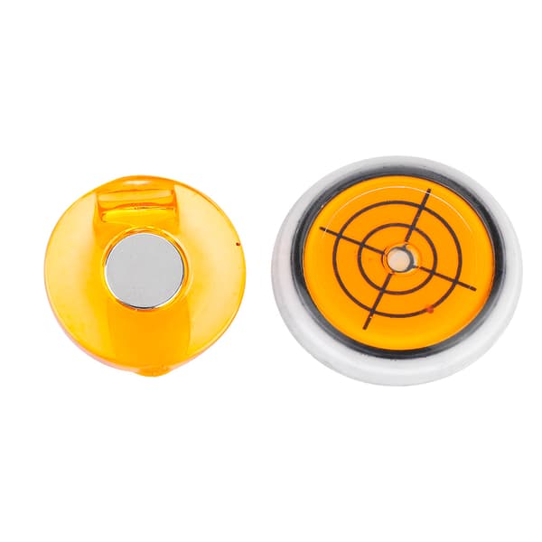 Holdbar Golfkasketklips i Plast med Magnetisk Boldmarkør Orange