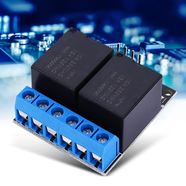 SL25A02 5V 2-Channel Bistable Self-Locking Relay Module Single Chip Low Level Control Switch