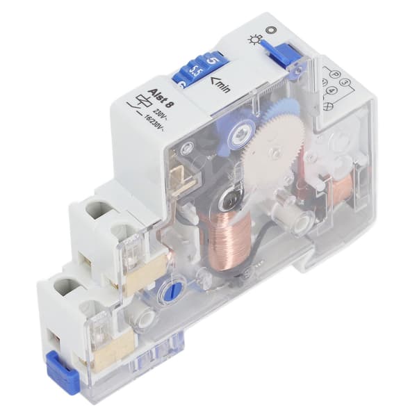 Mekanisk Timer 1-7min Tidsstyringskontakt 230V AC Timing Controller Lys Varmelegeme