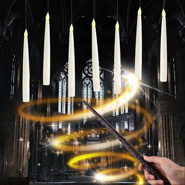 12-pack Floating Candles – LED Candles with Wand