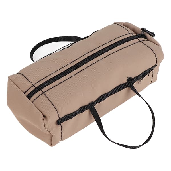 1/10 Scale Mini Suitcase Realistic Durable Khaki Carry Case