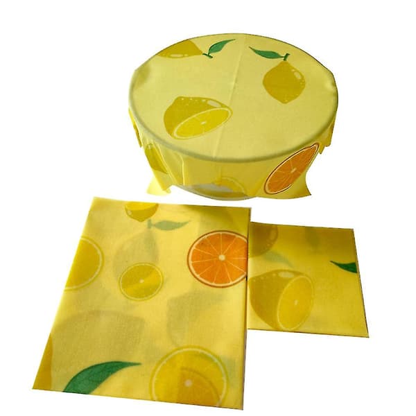 3-piece Set Beeswax Wrap Wax Paper, Reusable Beeswax Wraps Organic Style 3