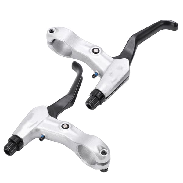 2 stk. bremsegreb i aluminiumslegering til foldecykel mountainbike reservedele sølv