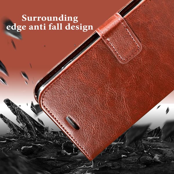 Samsung Galaxy A52 / A52s - Etui - Brun Brun Brun Brun Størrelse