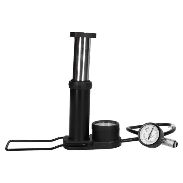 Water Leak Tester Easy Connection Prevent Air Pressure Backflow Dual Barometer for Computer Water Cooling System Black