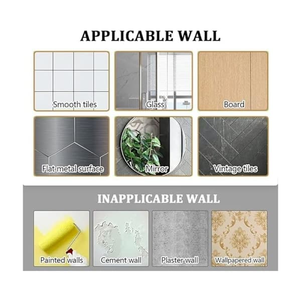 Transparent Adhesive Hooks 5kg (max), Self-Adhesive Star Hooks for Walls, for Bathroom, Kitchen, Ceiling, Hanging, Wall, Door, Towel Hanger