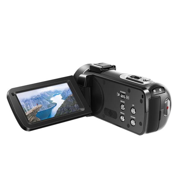 Videokamera 2,7K/36MP/16x zoom/IR mörkerseende