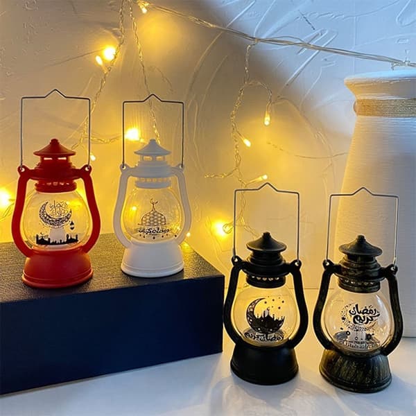 EID MUBARAK LED-vindljus Ramadan-dekorationer