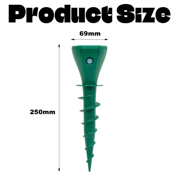 Mole Repeller for Garden, Solar-Powered Animal Deterrent with Ultrasonic Technology, Humane Pest Control with Vibrations for