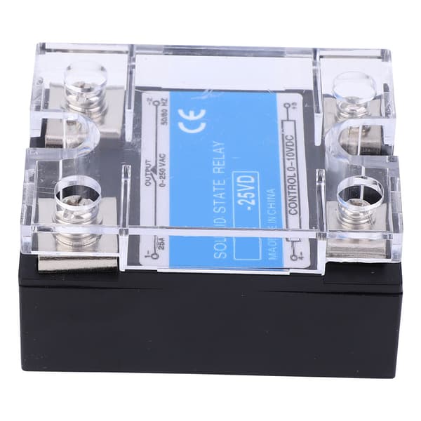 BERM Solid State Relay Single Phase with High Performance Optocoupler Control 0-10VDC Load 0-250VAC (BERM-25VD)