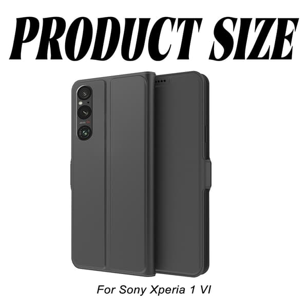 DUX DUCIS Sony Xperia 1 VI Skin Pro Series Etui - Sort Sort