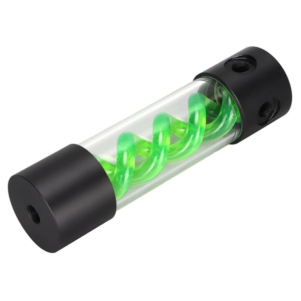 Water Cooling Reservoir 200mm/7.9in Length G1/4in Thread Acrylic Plastic Material 4 Hole Open Design PC Cooling Kit