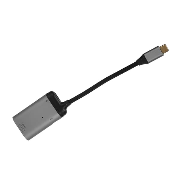 USB-C til DP-kabeladapter aluminiumslegering 8K 60Hz PD 100W ladekonverterer