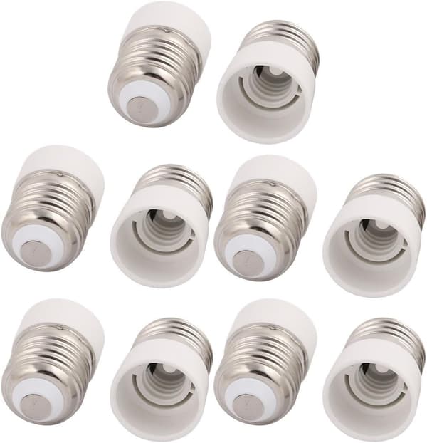 10 kpl E27-E14 LED-lamppukannan sovitin muunnin valaisinpidike