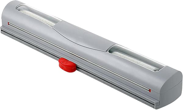 Plastfoliedispenser, Genanvendelig madfoliedispenser, Genopladelig madfoliedispenser, Grå