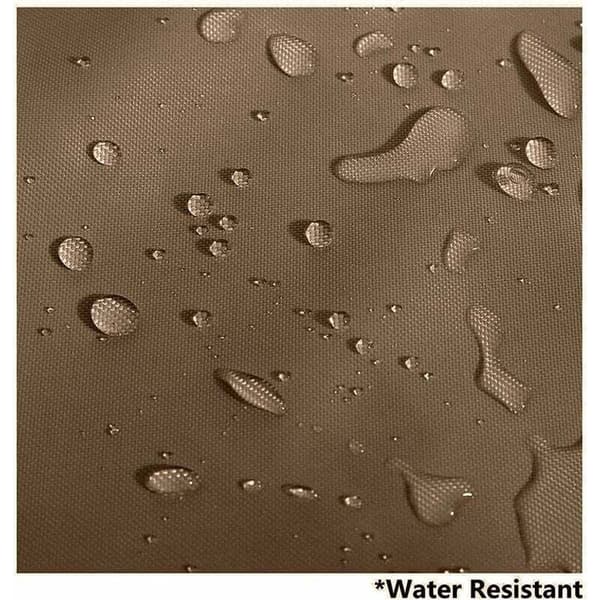 Solpoolskydd Fyrkantigt 207x207cm UV-skydd Elastisk Fållsnöre Slitstarkt Utomhus Pool Spa-skydd