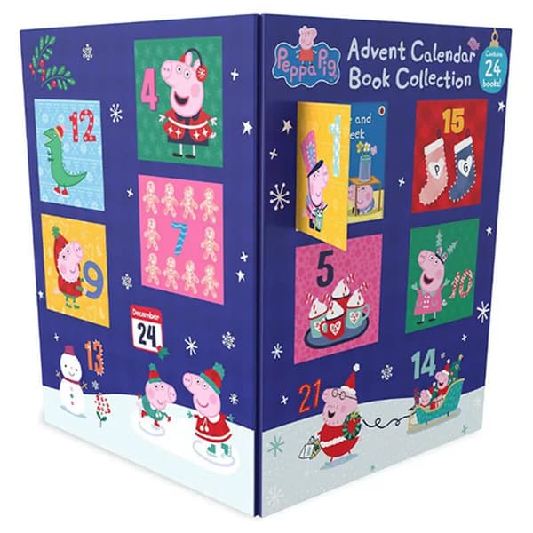 Greta Gris adventskalender (blå) (bok) 500