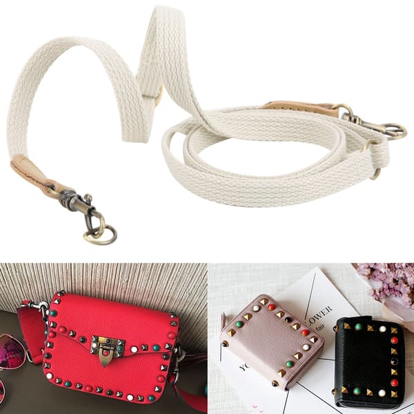 Leather Belt for Bag Straps, Adjustable Shoulder Strap with Carry Straps and Versatile Compatibility, DIY Handbag Accessories with Durability