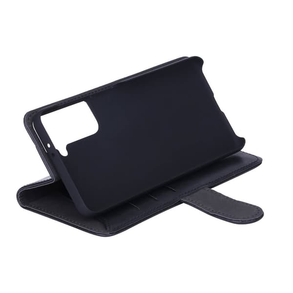 Mobilcover 3 Kortlommer Sort - Samsung S21