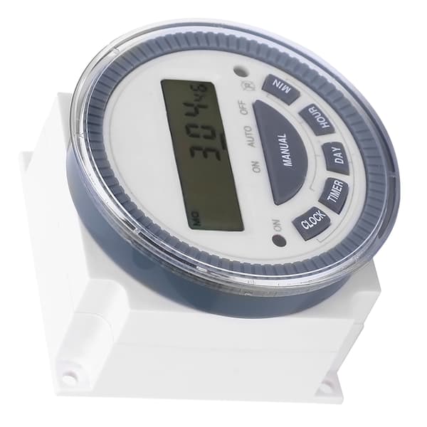 Timer Switch Elektronisk LCD Digital Display Tid Kontrol Afbryder TM619H‑2 DC12VAC