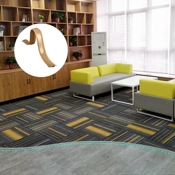PVC Dørterskel, Selvklebende Teppedørlist, 99 cm Lang, 7,1 cm Bred