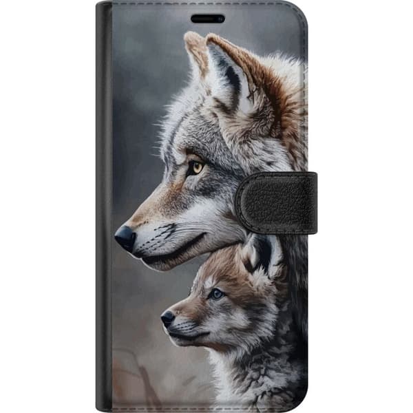 Compatible Wallet Case for Apple iPhone 12 mini Wolves Wild Wolf Animal Mystery