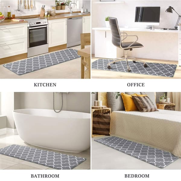 Non-Slip Kitchen Mat, Ergonomic Design for Optimal Comfort, Waterproof Surface for Easy Maintenance, Multifunctional Use for Kitchen Bathroom Sink