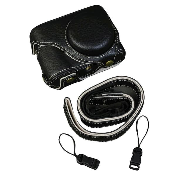 For Panasonic Lumix DMC-ZS99 DMC-TZ99 Camera Case Buffalo Texture PU Leather Protective Cover with S