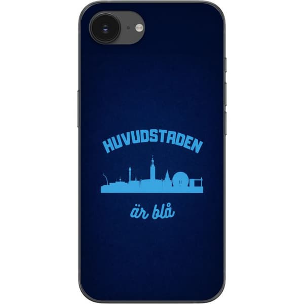 Kompatibelt mobildeksel til Apple iPhone 17e Djurgården er blå