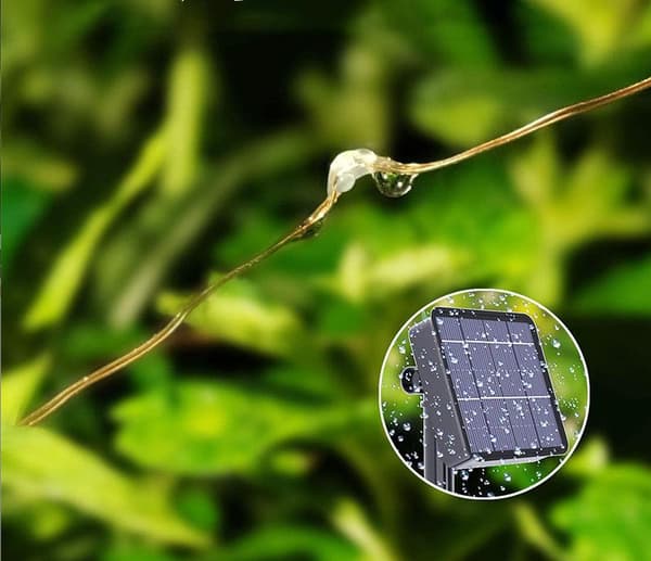 22m 1st Solar LED Copper Wire String Lights Decoration Lights 200 Heads 8 Functions