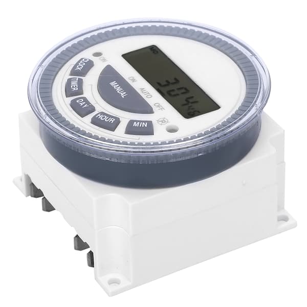 Tidsbryter Elektronisk LCD Digital Skjerm Tidskontrollbryter TM619H‑2 DC12VAC