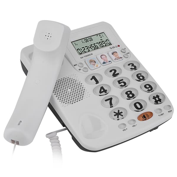 Højttalertelefon med nummerpræsentation til hjem/kontor med fastnettelefon