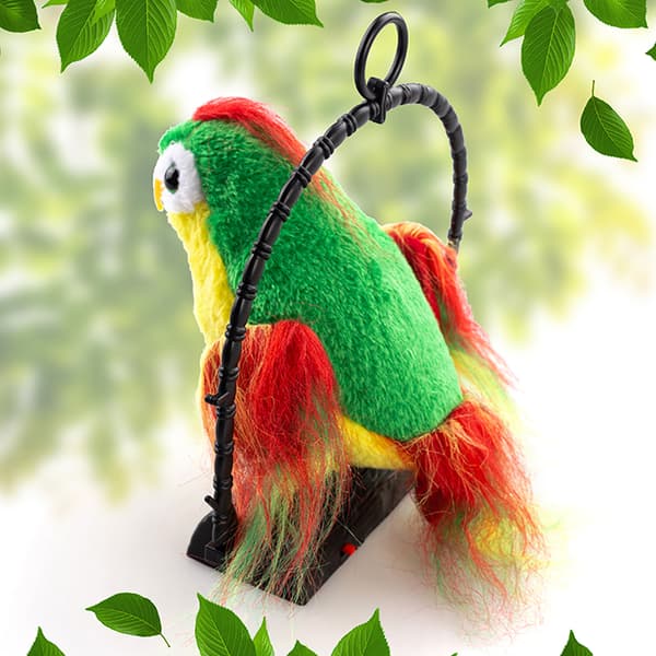 Talking Parrot Repeats Your Words Electronic Plush Toy Birthday Gift for Kids
