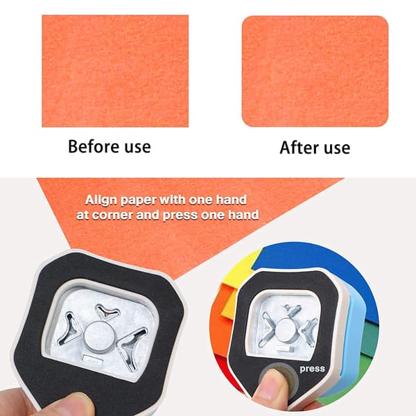 [LCS] 3-in-1 Corner Punch, R 4/7/10 mm, Metal and Plastic Corner Rounder
