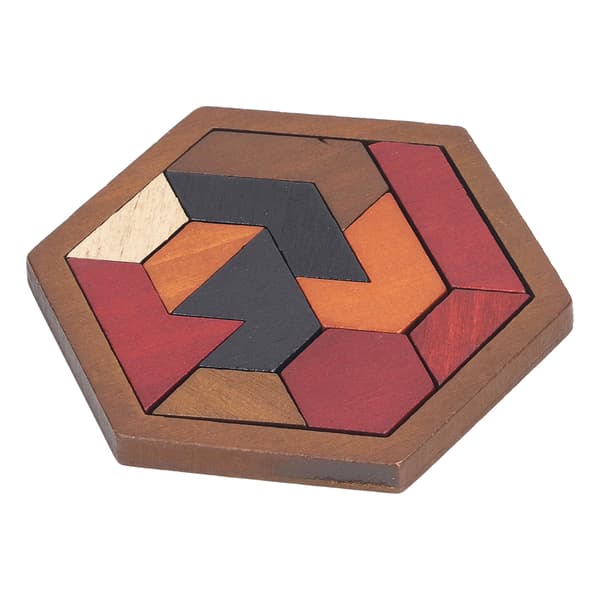 Hexagon Puzzle Building Blocks Shape Pattern Game for Kids Adults Cognitive Exploration Fun Gifts