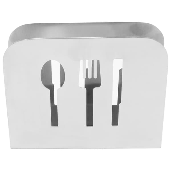 Servietholder Servietdispenser Rustfrit Stål Minimalistisk Kompakt Nem Pleje Servietstativ til Hotel Restaurant