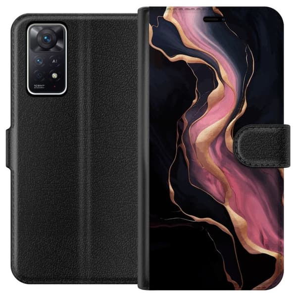 Compatible Wallet Case for Xiaomi Redmi Note 11 Pro 5G Marble Pattern Luxury Design Nature
