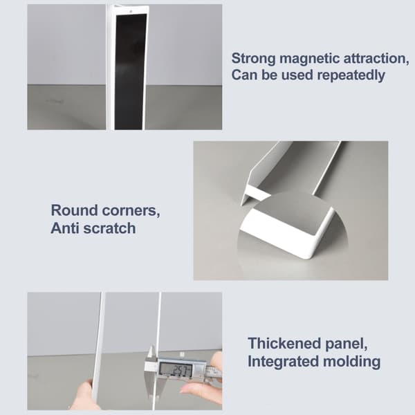 Magnetic Storage Rack for Washing Machine, No Punching