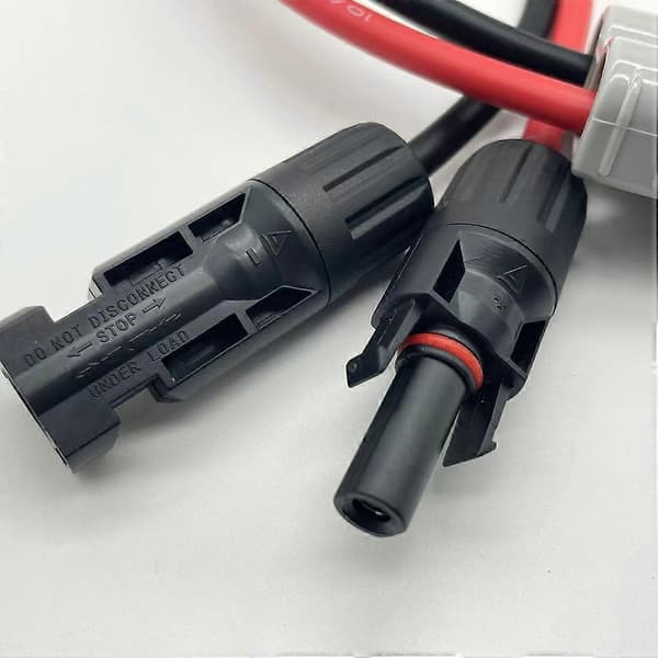 10AWG Waterproof Solar Panel Y-Adapter Connection Cable, 600V High Current Capacity for Efficient Power Transmission