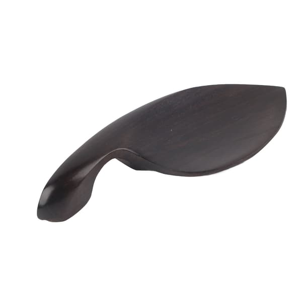 Ebony Violin Chin Rest with Standard Mount for 4/4 Size Musical Instrument