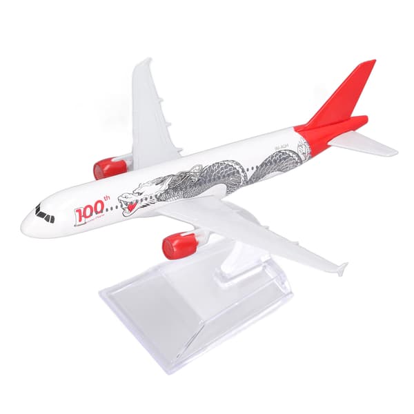 Legering Flymodel med Stabil Base Simuleret Præcis Skala 14cm Vingefang Flymodel