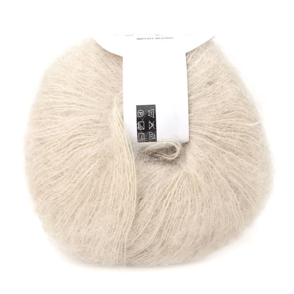 Mjuk Mohair Pashmina Stickgarn Angora Ullgarn (Beige)