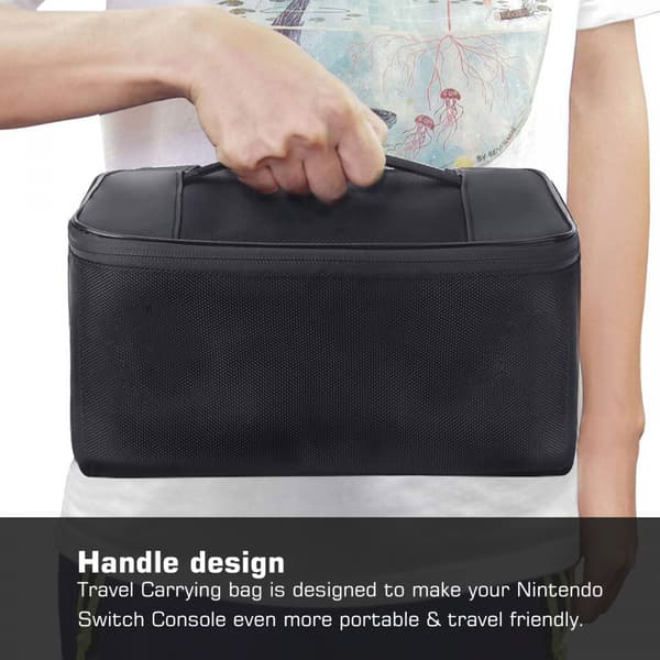 Carrying Case Compatible with Nintendo Switch, Shockproof Protective Hard Travel Case Fit for Nintendo Switch Console