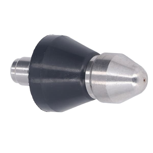 Højtryksrenser Turbo Dyse 5000PSI Rustfrit Stål Kompakt Erstatning 1/4in NPT 6 Huller
