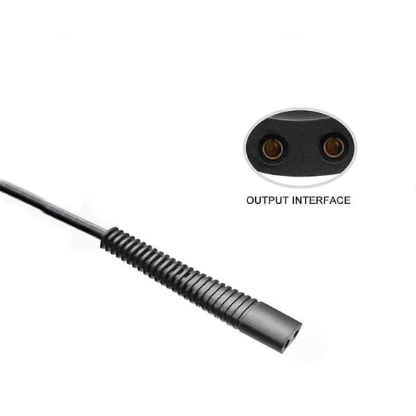 Oplader til Braun barbermaskine 12V/0.4A strømkabel serie 9/7/3/5/1